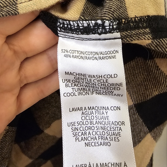 NWOT | Calvin Klein Cotton Flannel | Size Small - Picture 5 of 9